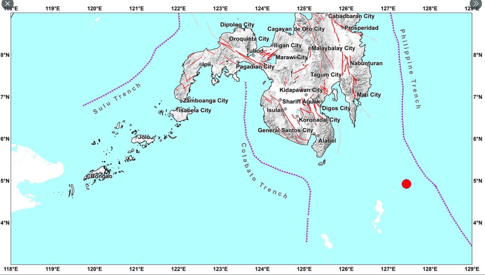 Magnitude 7.1 Rocks Davao&nbsp;Occidental
