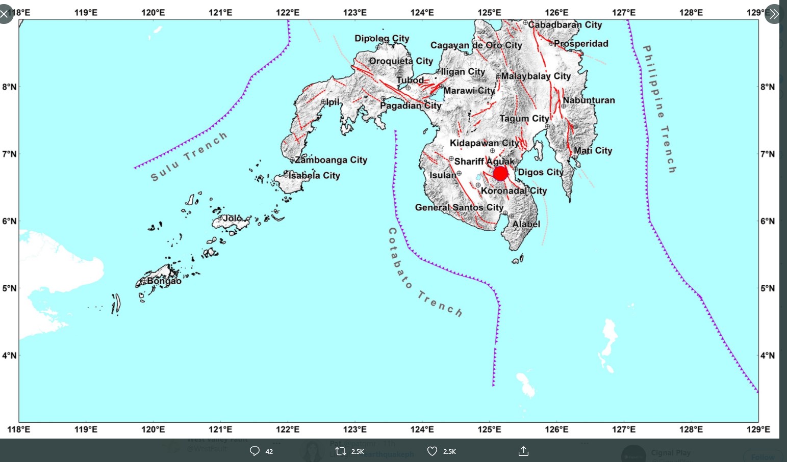 Another Magnitude 6.1 Earthquake Shakes Mindanao&nbsp;Area