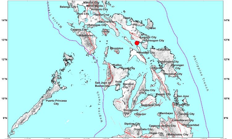 Magnitude 4.8 Earthquake Felt In&nbsp;Donsol