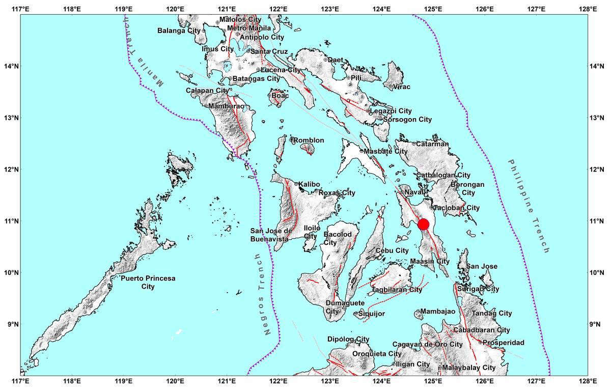 Leyte Hit With Magnitude 5.3&nbsp;Earthquake