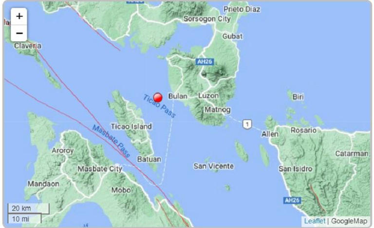 Bulan, Sorsogon Hit With Magnitude 5.2&nbsp;Earthquake