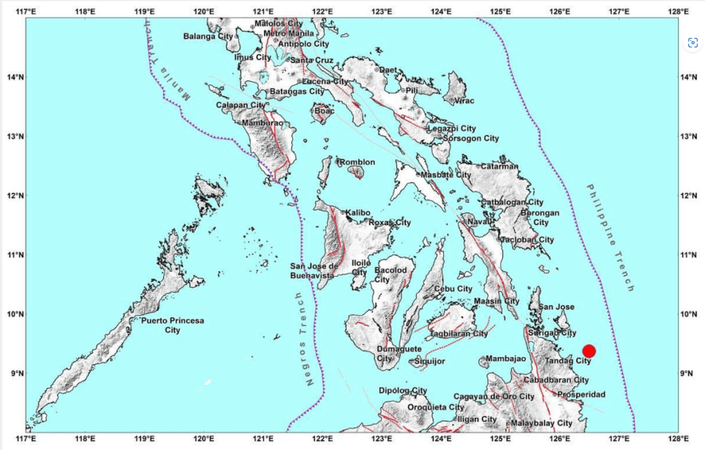 Surigao Experiences Magnitude 5&nbsp;Quake