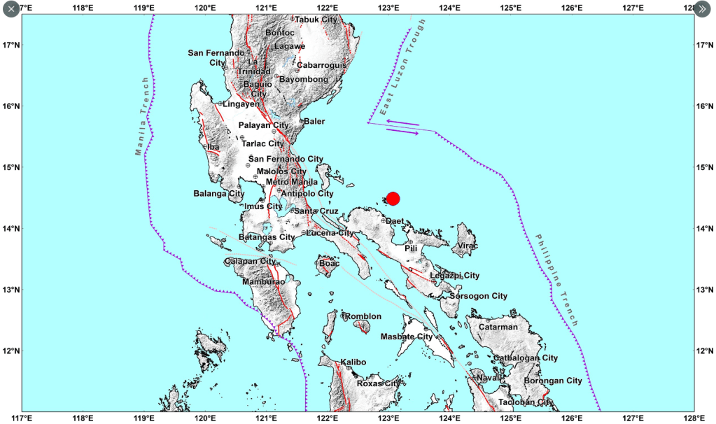 Magnitude 5.3 Quake in Bicol, Tremor Felt in the&nbsp;Metro
