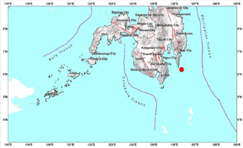 Magnitude 5.2 Tremor in Davao&nbsp;Oriental