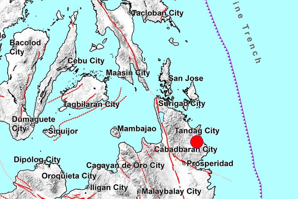 Magnitude 5 Earthquake Hits in Caraga&nbsp;Region