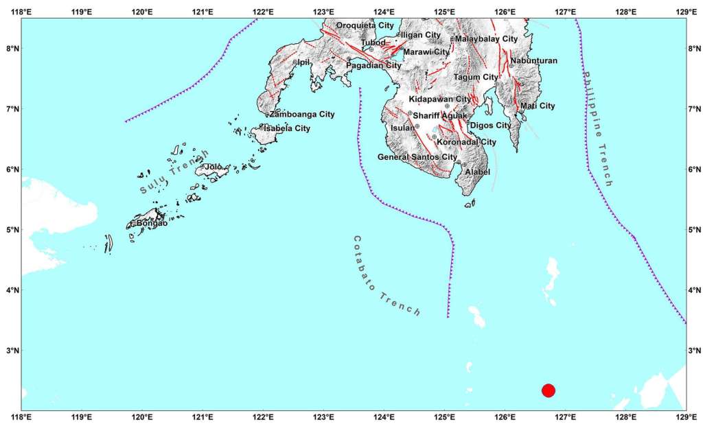 Magnitude 5.2 Earthquake Reported Near Davao&nbsp;Occidental