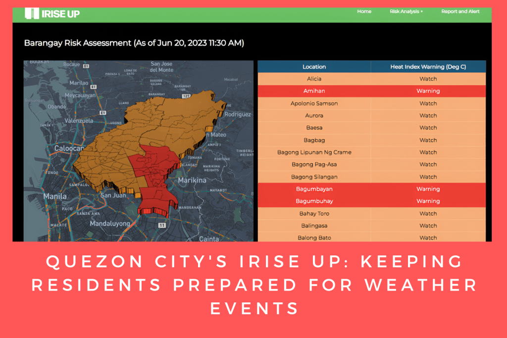 Quezon City’s iRISE UP: Keeping Residents Prepared for Weather&nbsp;Events