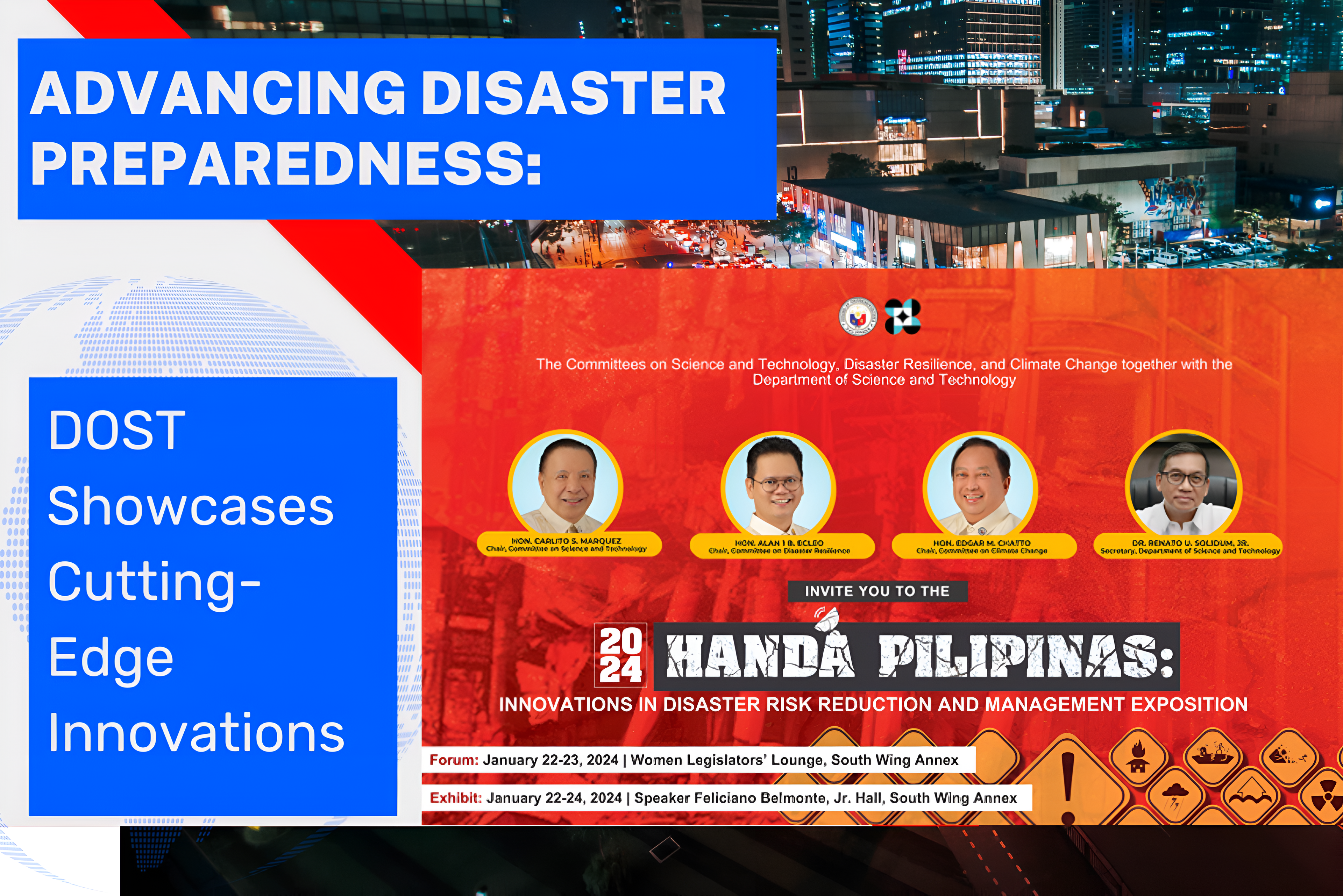 Advancing Disaster Preparedness: DOST Showcases Cutting-Edge&nbsp;Innovations