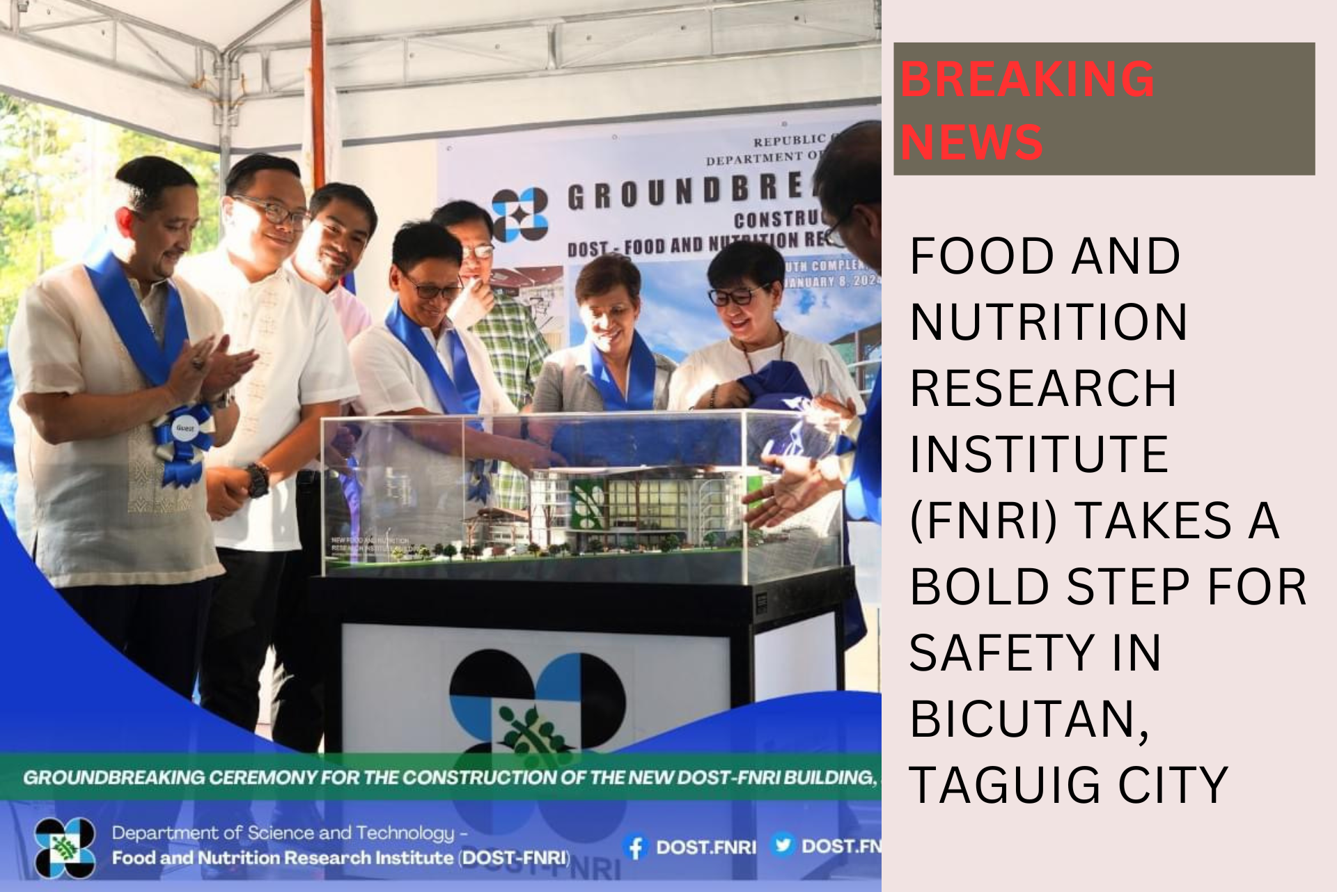 Breaking News: Food and Nutrition Research Institute (FNRI) Takes a Bold Step for Safety in Bicutan, Taguig&nbsp;City
