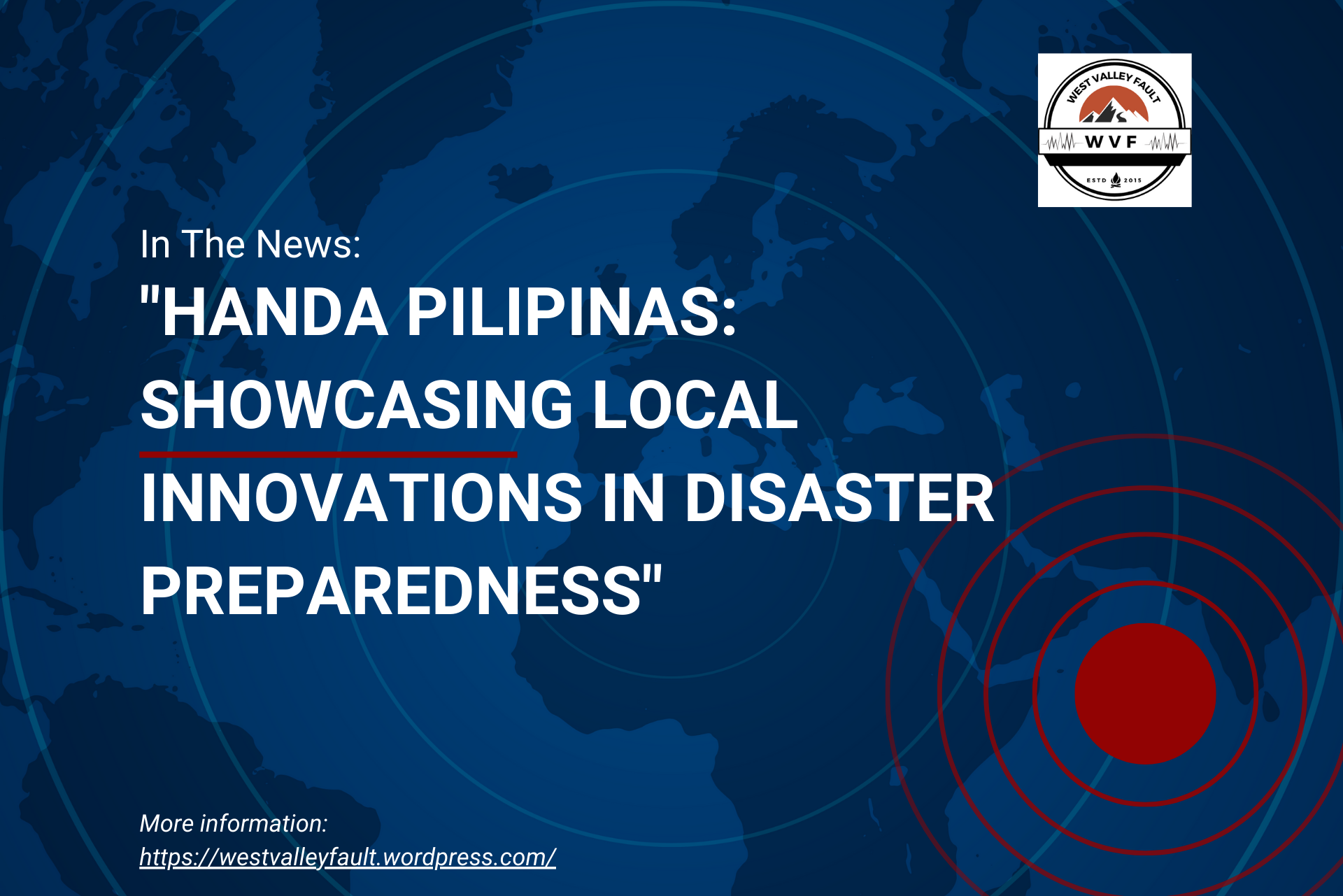 “Handa Pilipinas: Showcasing Local Innovations in Disaster Preparedness”