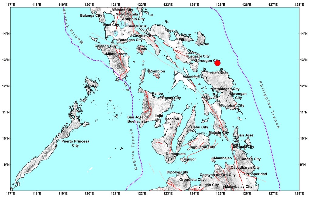 Northern Samar Hit with Magnitude 5.7&nbsp;Quake