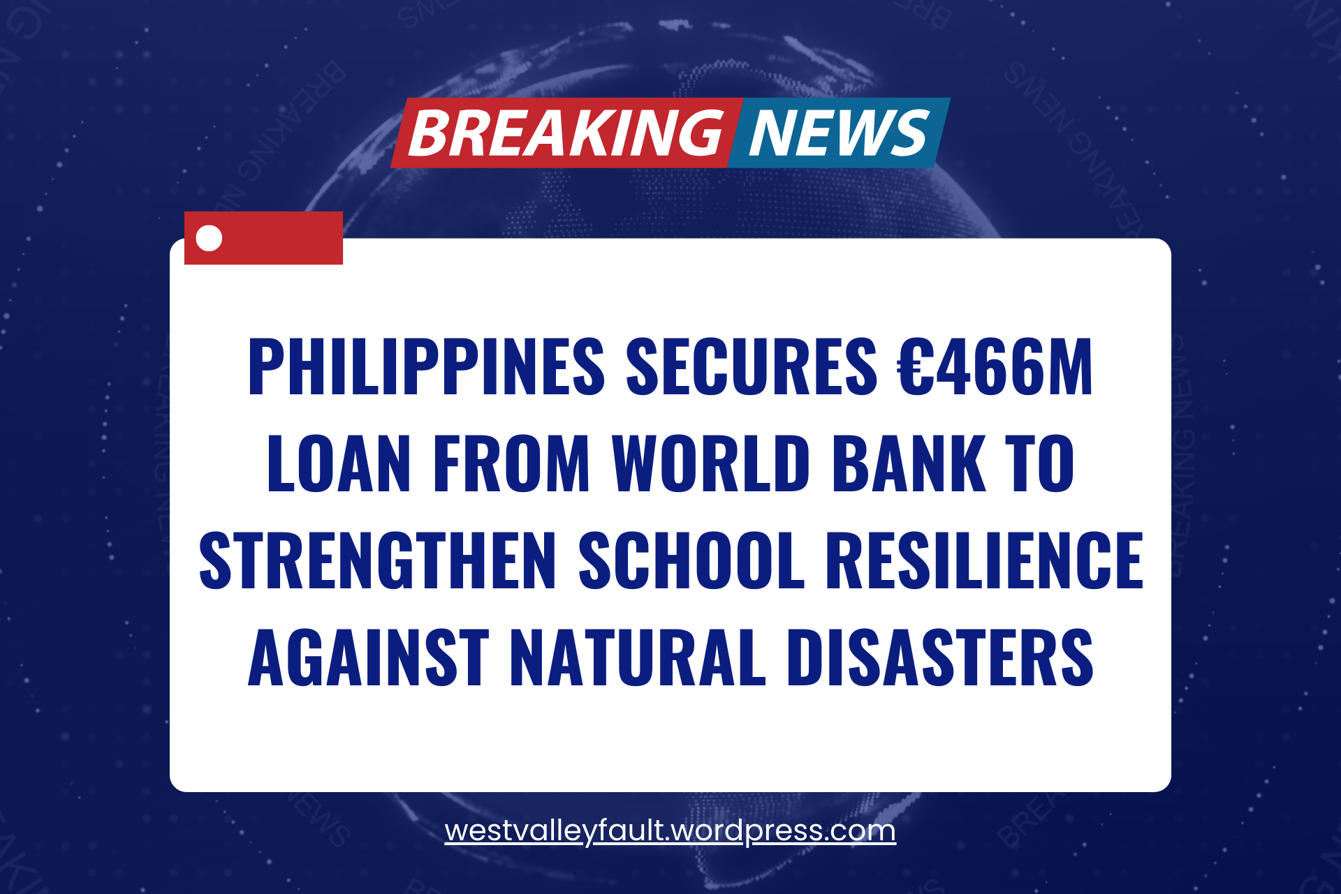 Philippines Secures €466M Loan from World Bank to Strengthen School Resilience Against Natural&nbsp;Disasters