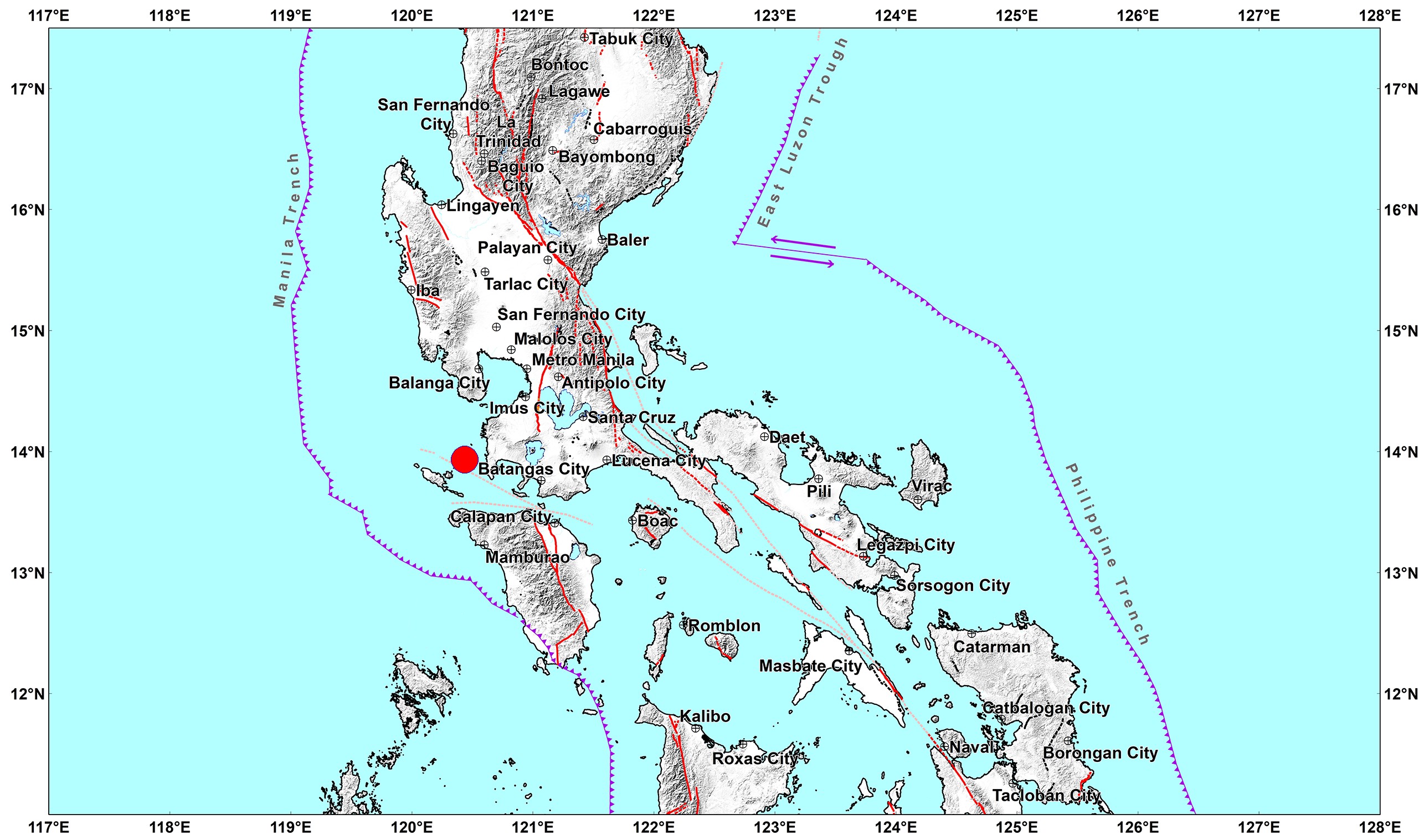 Magnitude 5.5 Quake Hits&nbsp;Batangas