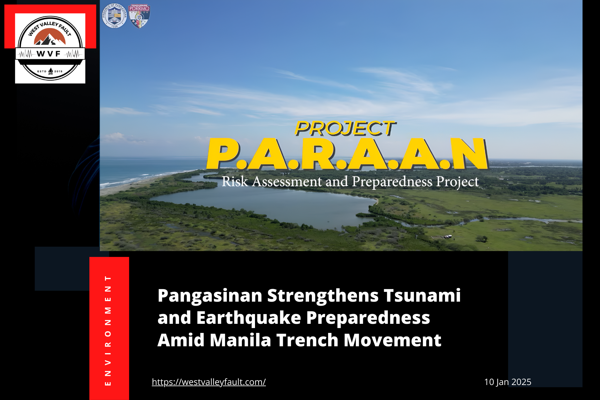 Pangasinan Strengthens Tsunami and Earthquake Preparedness Amid Manila Trench&nbsp;Movement