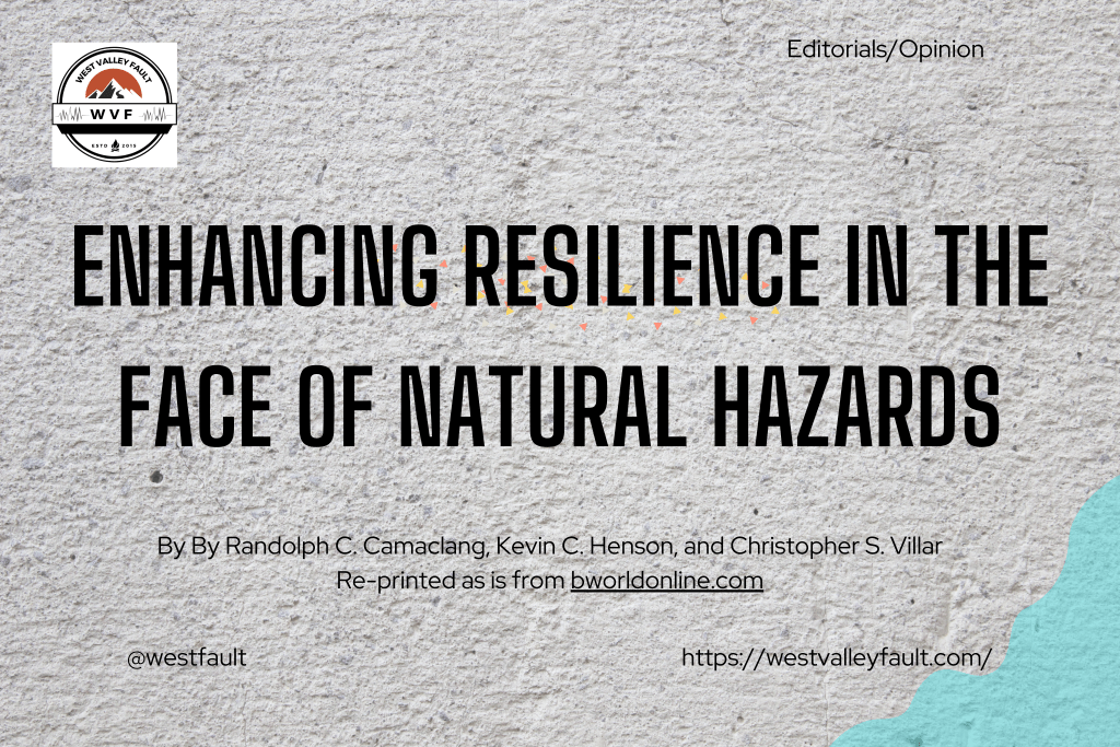 Enhancing resilience in the face of natural&nbsp;hazards