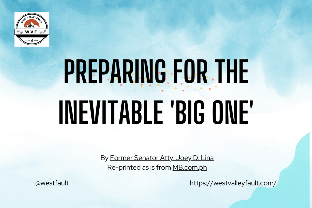 Preparing for the inevitable ‘Big&nbsp;One’