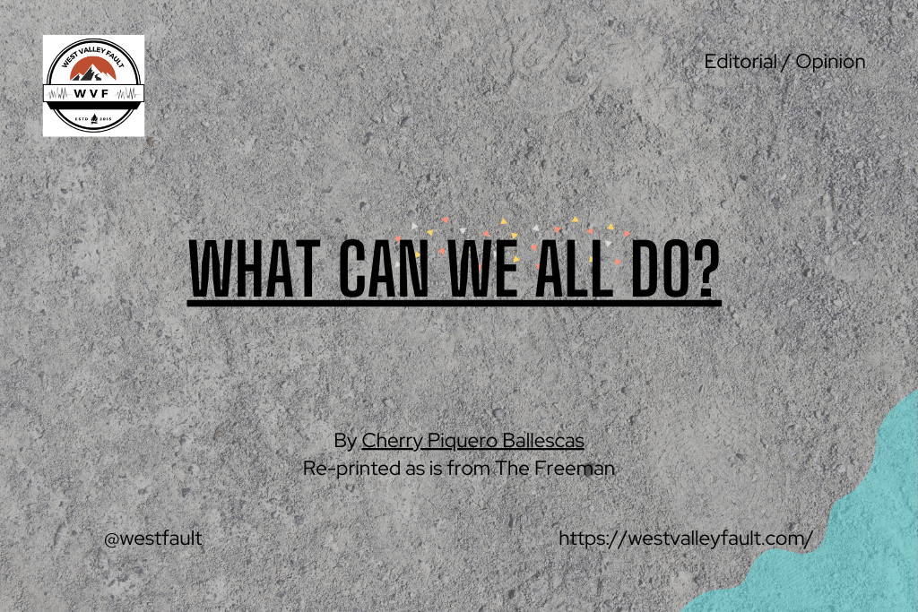 What can we all&nbsp;do?