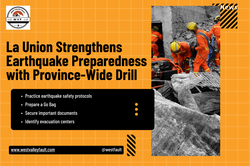 La Union Strengthens Earthquake Preparedness with Province-Wide Drill