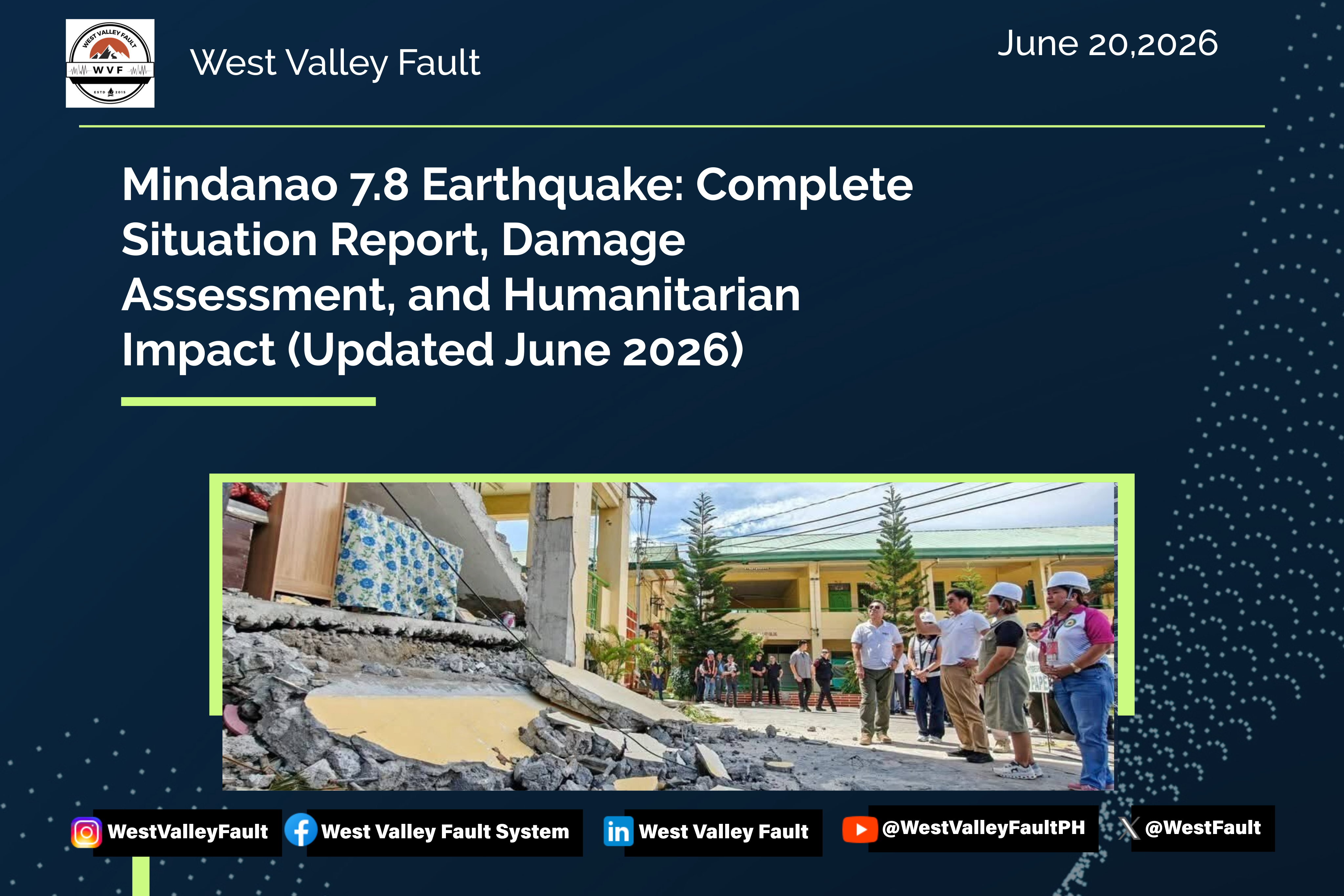 Mindanao 7.8 Earthquake: Complete Situation Report, Damage Assessment, and Humanitarian Impact (Updated June 2026)