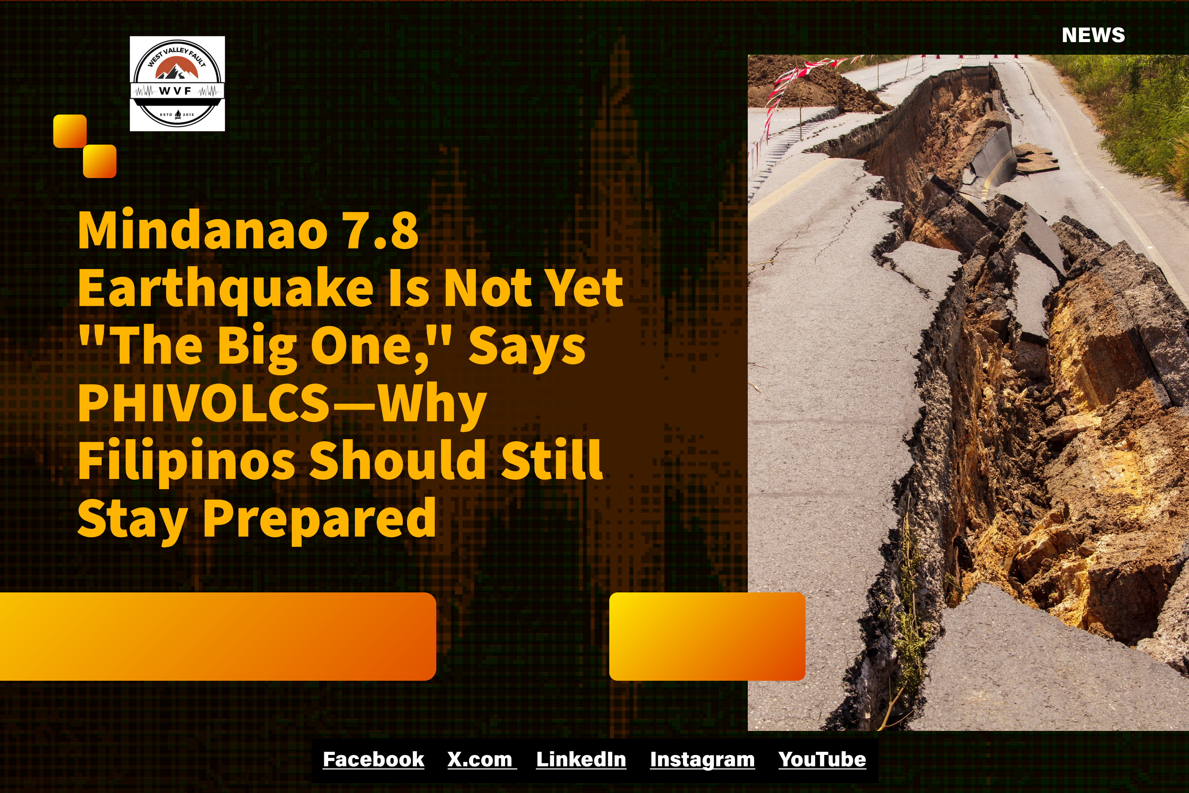 Mindanao 7.8 Earthquake Is Not Yet “The Big One,” Says PHIVOLCS—Why Filipinos Should Still Stay Prepared