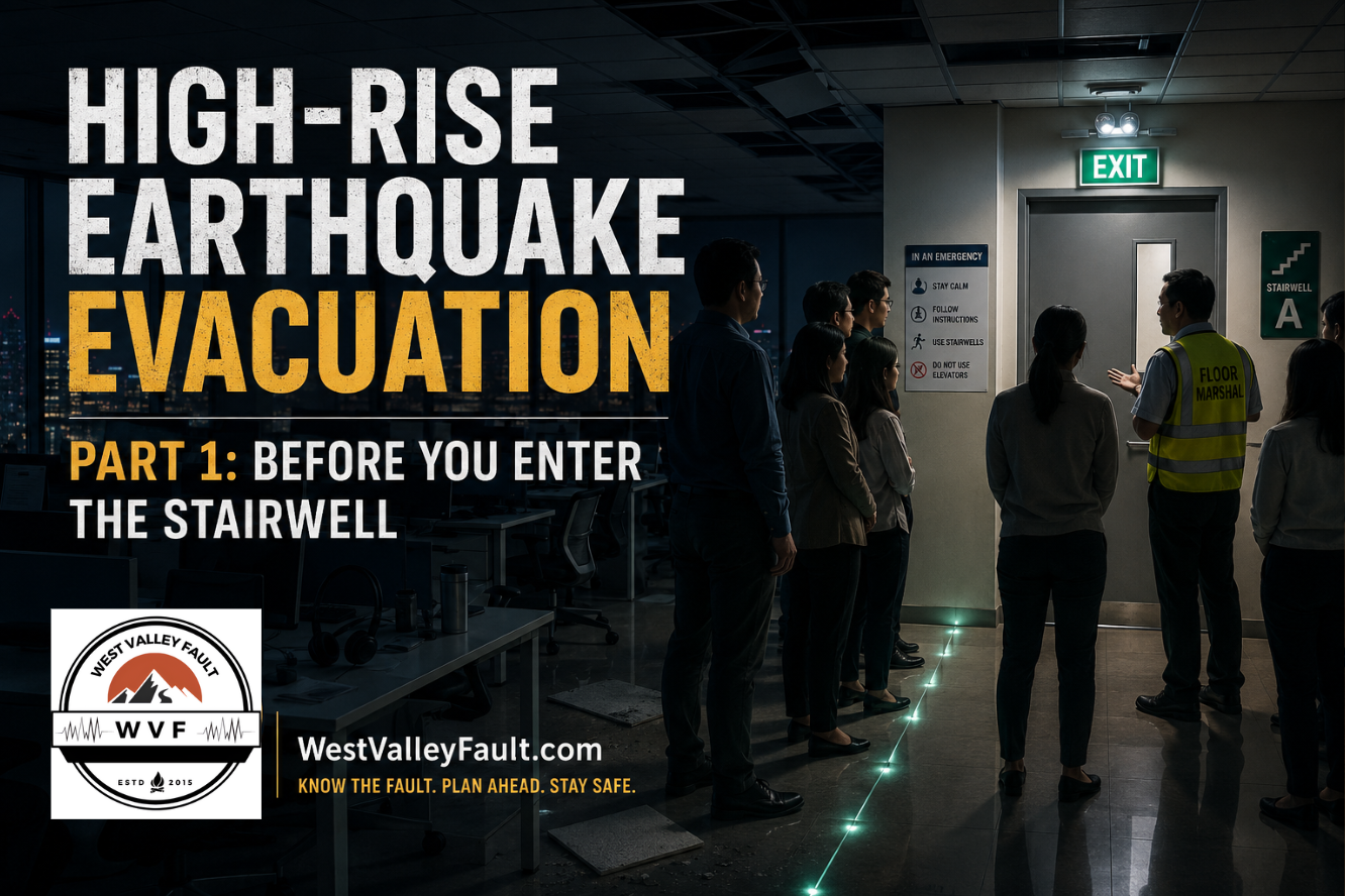 High-Rise Earthquake Evacuation, Part 1: Before BPO Workers Enter the Stairwell
