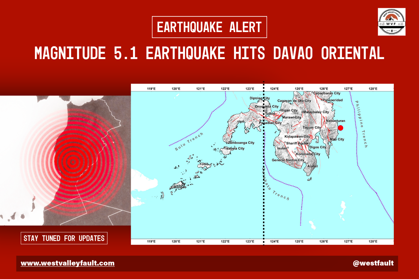 Magnitude 5.1 Earthquake Hits Davao Oriental
