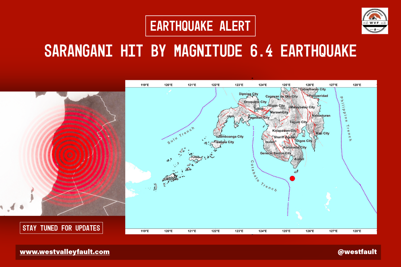 Sarangani Hit by Magnitude 6.4 Earthquake
