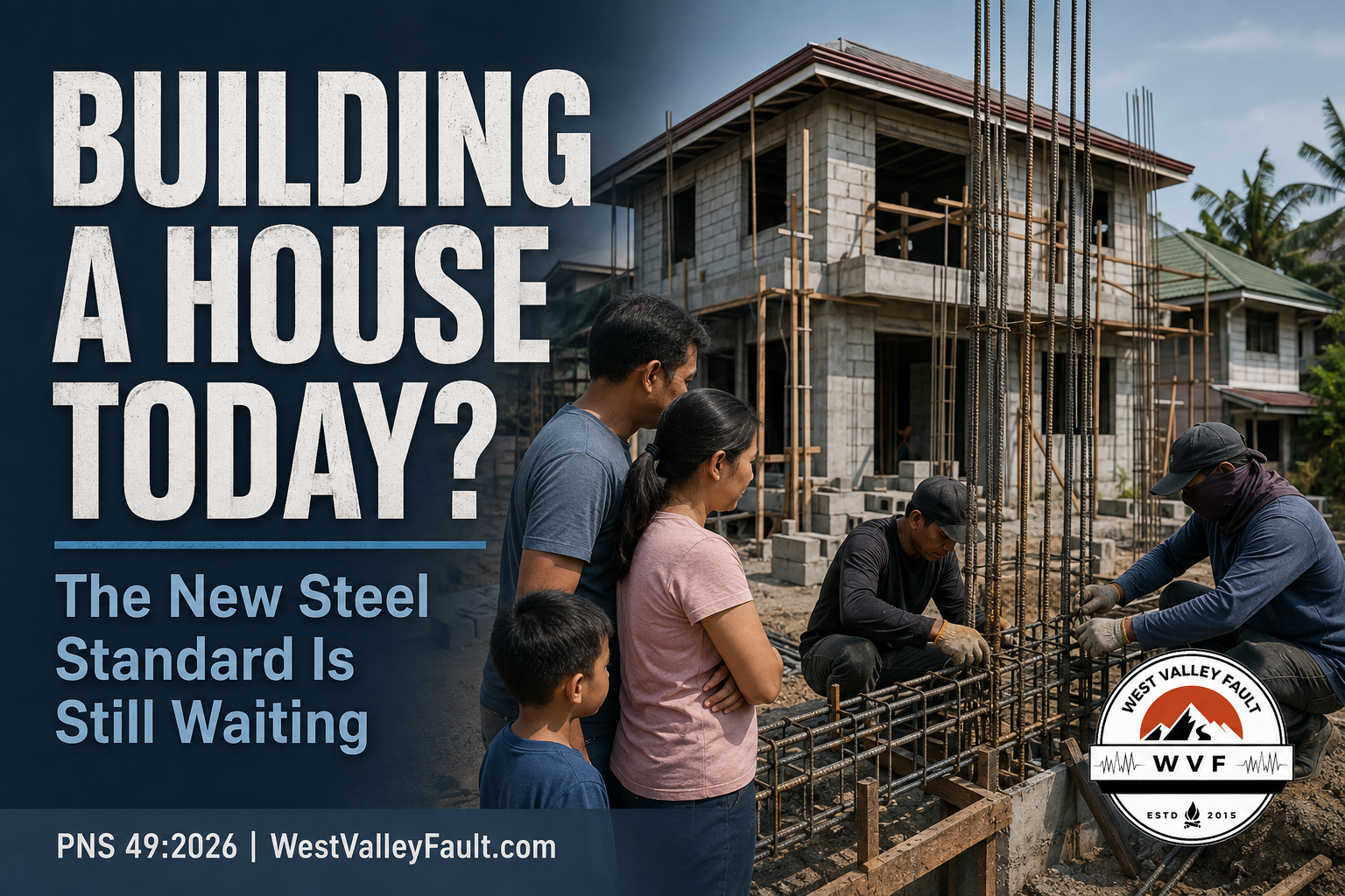 Your House Is Being Built Today. The New Steel Standard Is Still Waiting.