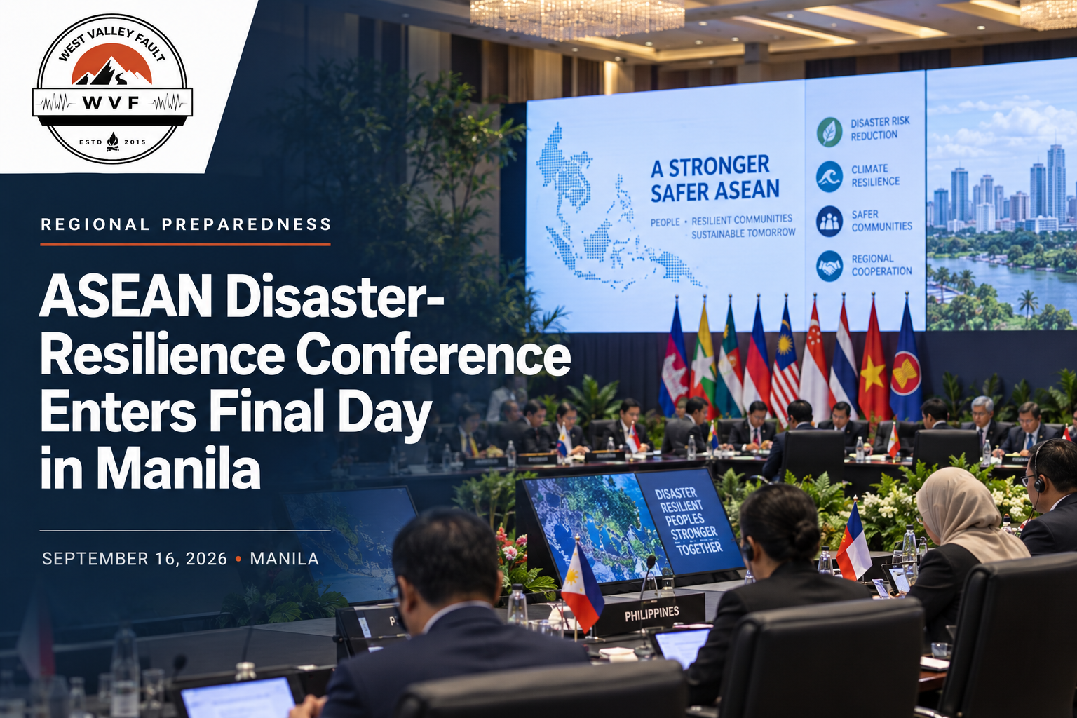 ASEAN Disaster-Resilience Conference Enters Final Day in Manila