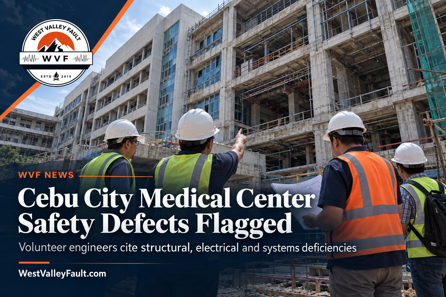 Engineers Flag Major Safety Defects at Unfinished Cebu City Medical Center