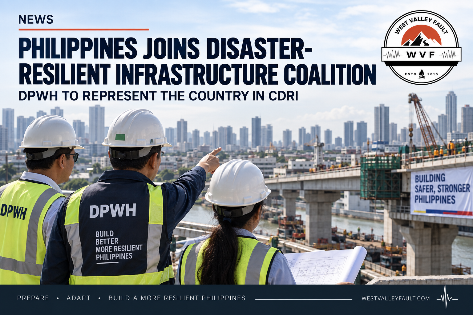Philippines Joins Disaster-Resilient Infrastructure Coalition, With DPWH Representing the Country