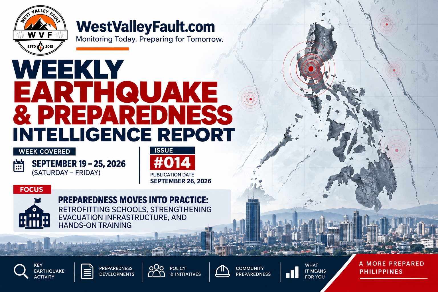 WestValleyFault.com Weekly Earthquake & Preparedness Intelligence Report (Issue #014): Sept 19 – 25, 2026