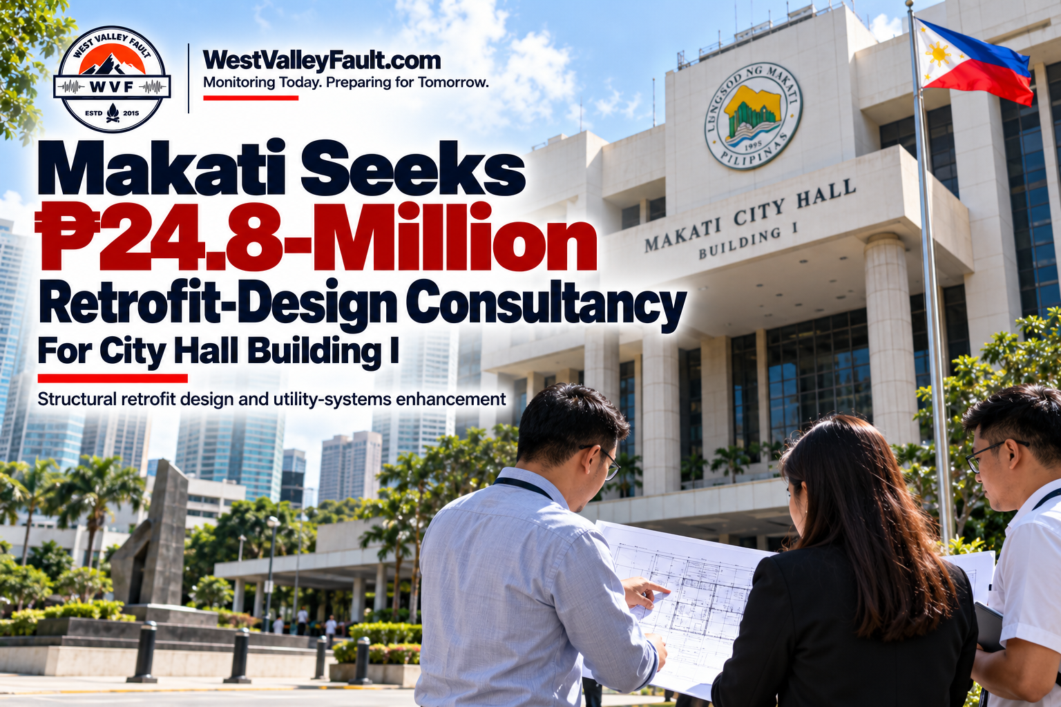 Makati Seeks ₱24.8-Million Retrofit-Design Consultancy for City Hall Building I