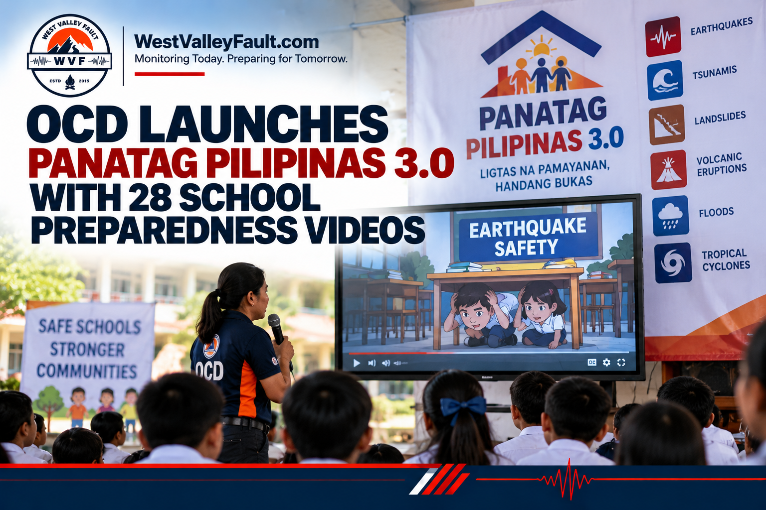 OCD Launches Panatag Pilipinas 3.0 With 28 School Preparedness Videos