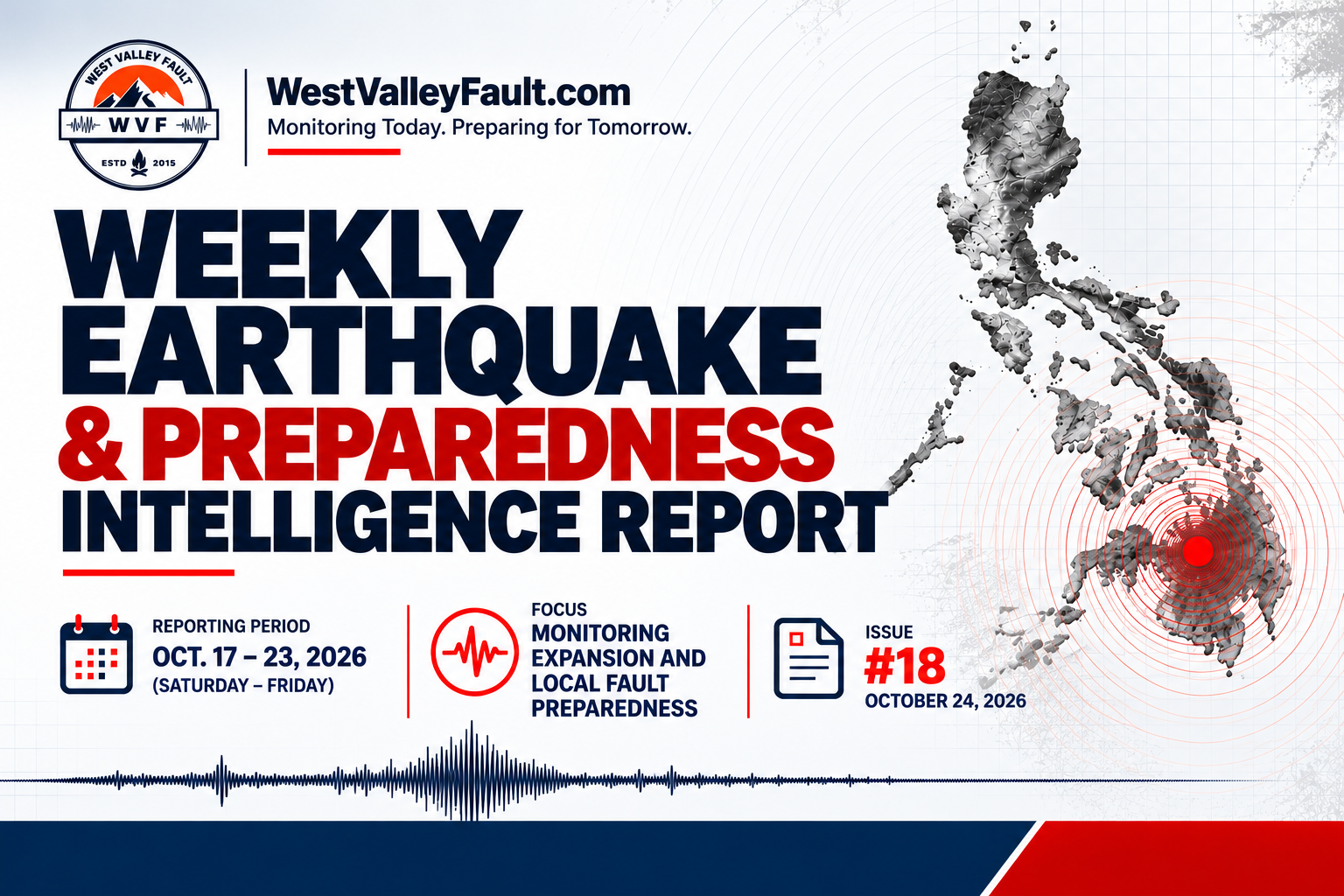 WestValleyFault.com Weekly Earthquake & Preparedness Intelligence Report (Issue #018): Oct 17 – Oct 23, 2026