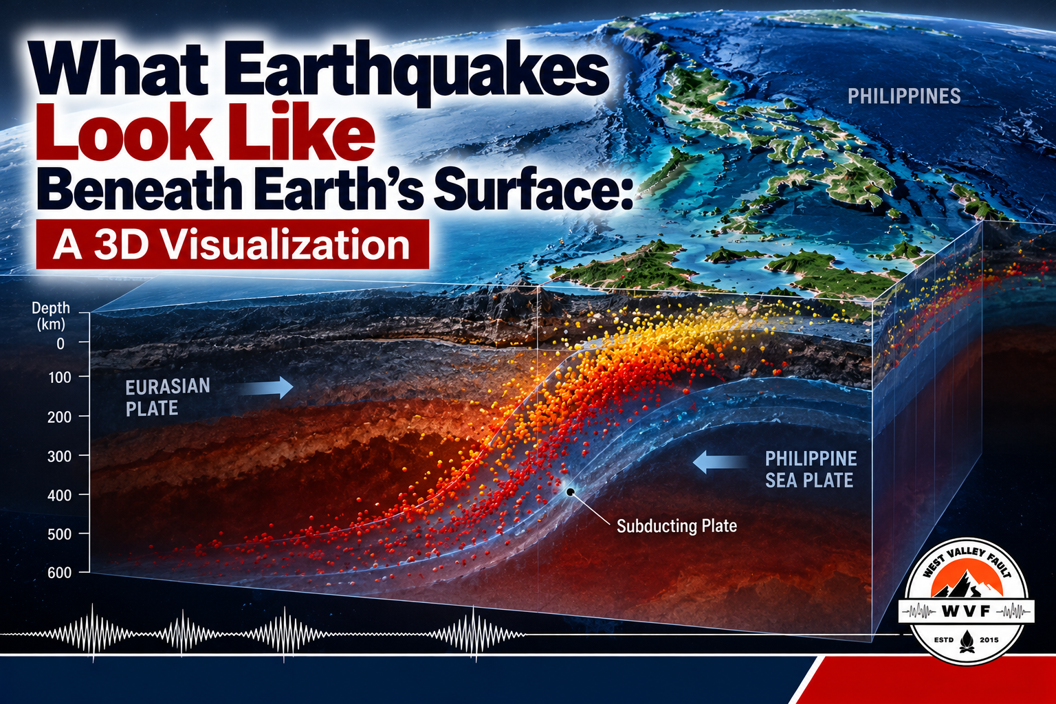 What Earthquakes Look Like Beneath Earth’s Surface: A 3D Visualization