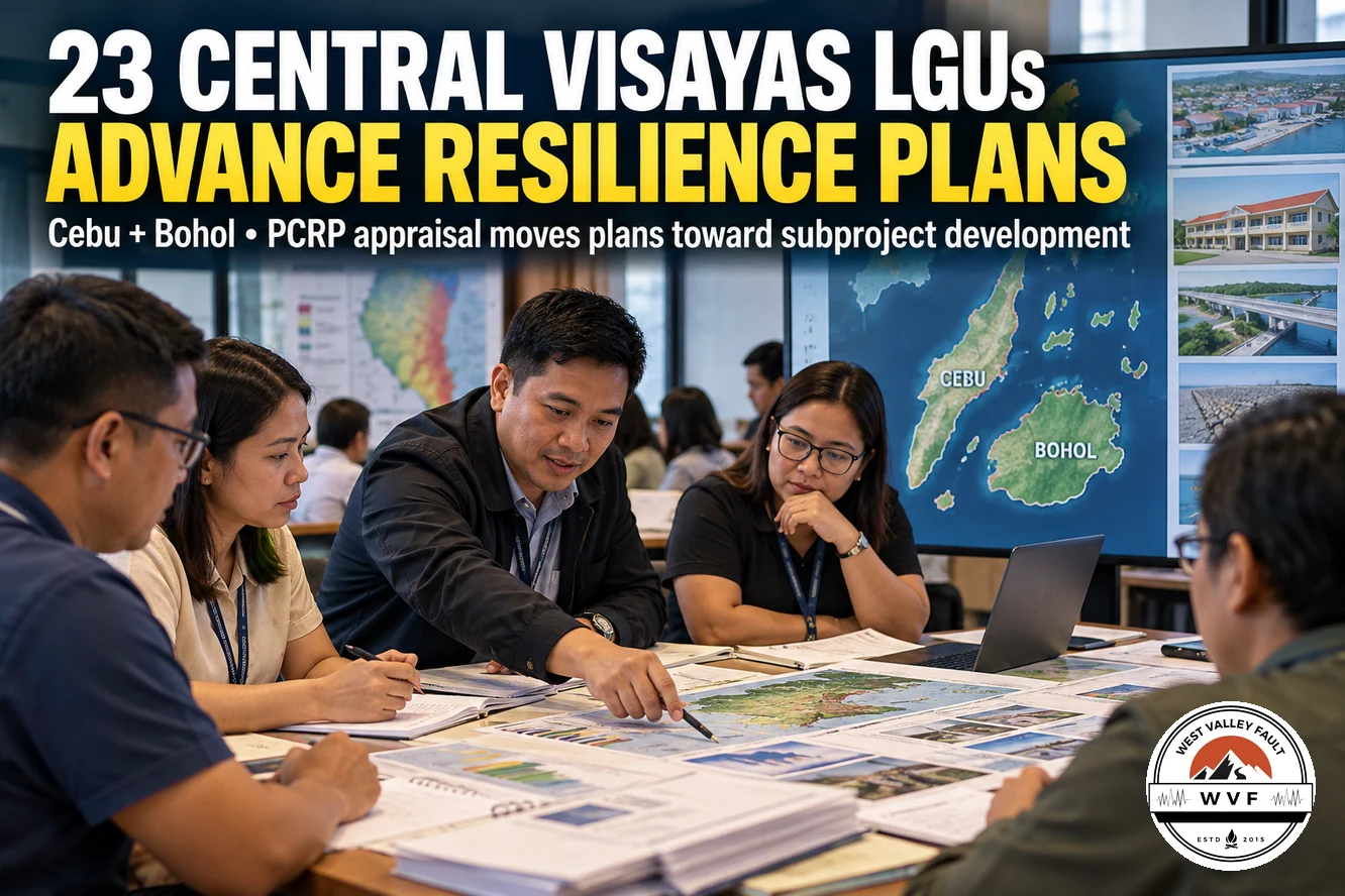 23 Central Visayas LGUs Advance Resilience Plans Toward Project Development