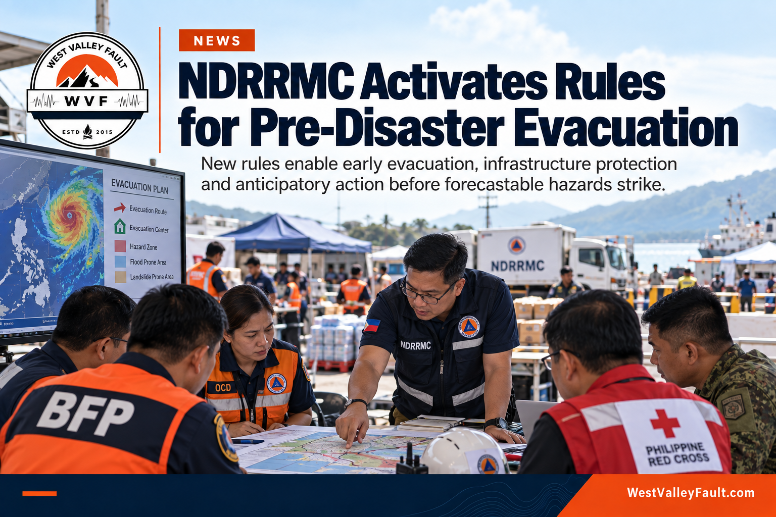 NDRRMC Activates Rules for Pre-Disaster Evacuation, Infrastructure Protection and Anticipatory Funding